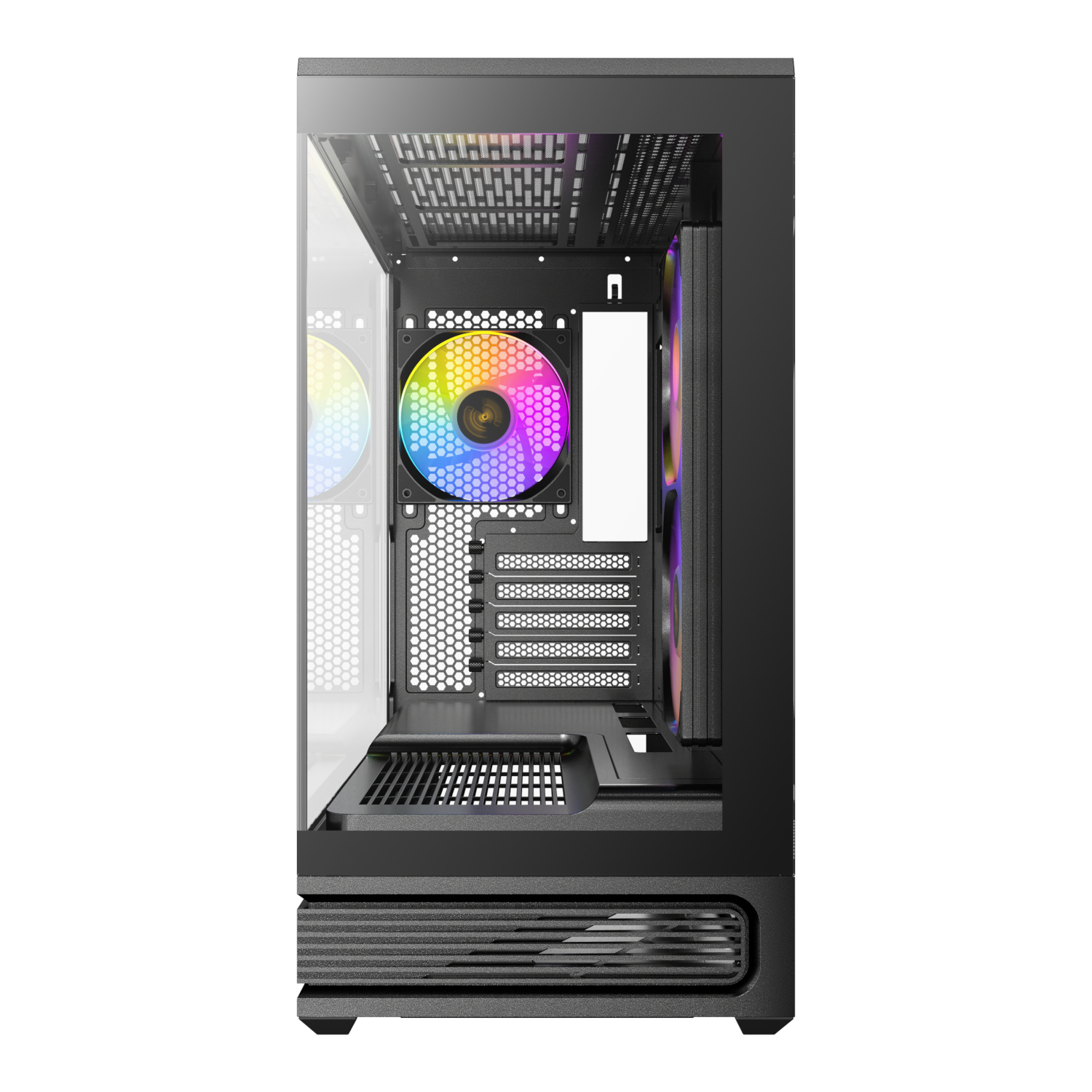Antec C2M ARGB Compact Micro-ATX Gaming Chassis – Black - Image 3